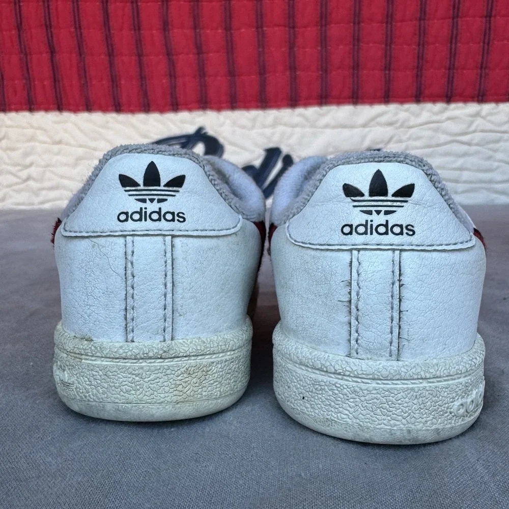 Size 6k - Adidas Continental 80 Athletic Baby Toddler‎ Shoes White/Red G28218